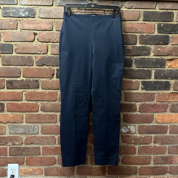 Everlane The Side Zip Stretch Cotton Pant in Black - 4 Way Stretch - Pixie Pant - Picture 1 of 3